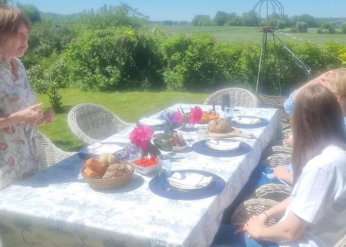 Дом отдыха Groot Met Verzicht En Zonsondergang Aan Voet De Ardennen